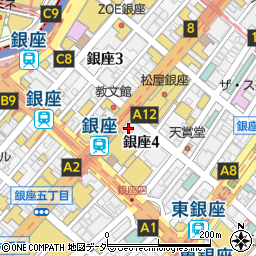 築地寿司清 銀座四丁目店周辺の地図
