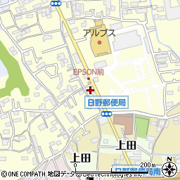 東京都日野市日野376周辺の地図