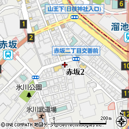 東京都港区赤坂2丁目17-72周辺の地図