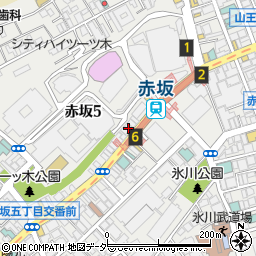三菱ＵＦＪ銀行赤坂駅前 ＡＴＭ周辺の地図
