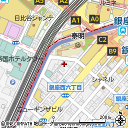 焼肉Coco Nemaru Ginza周辺の地図