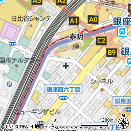 古美術鼎・銀座本店周辺の地図
