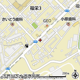 千葉県市川市福栄周辺の地図