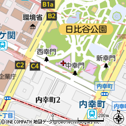 東京都千代田区日比谷公園1-4周辺の地図