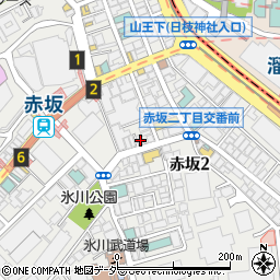 東京都港区赤坂2丁目14-11周辺の地図