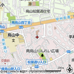 東京都世田谷区南烏山4丁目24周辺の地図