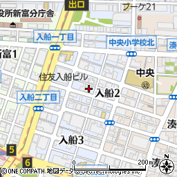 東京日本橋外語学院周辺の地図