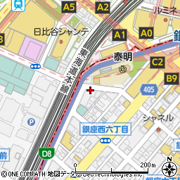 寿司と日本料理 銀座 一 にのまえ周辺の地図