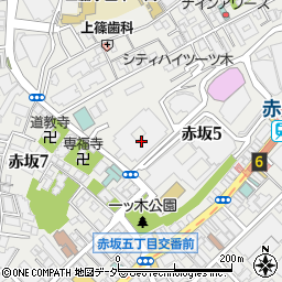 グリーンパーク赤坂周辺の地図