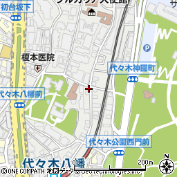 東京都渋谷区代々木5丁目37-2周辺の地図