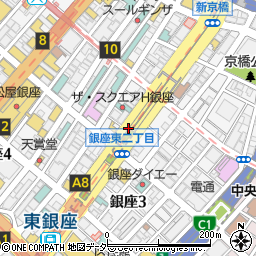 【12/27～1/3  年末年始用】東京都新京橋駐車場周辺の地図