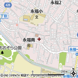 東京都杉並区永福2丁目4周辺の地図