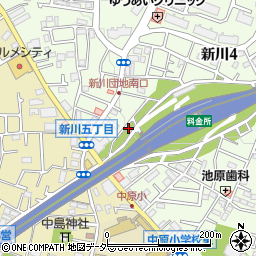 東京都三鷹市新川4丁目9周辺の地図