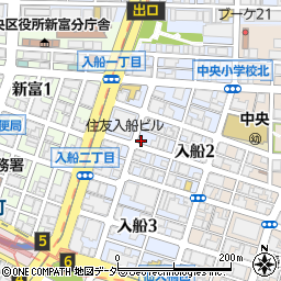 ウケヅキ周辺の地図