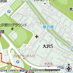 東京都三鷹市大沢5丁目周辺の地図