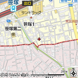クリア笹塚ウエスト周辺の地図