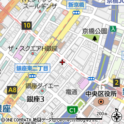 東京都中央区銀座2丁目13-20周辺の地図