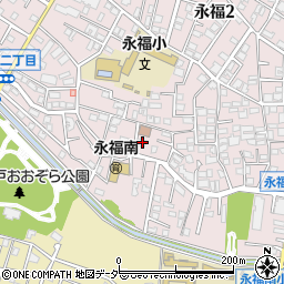 東京都杉並区永福2丁目4-6周辺の地図