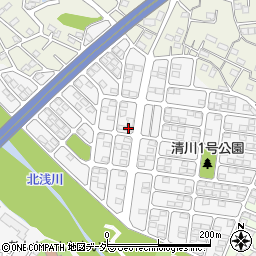 東京都八王子市清川町周辺の地図