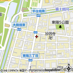 東京都江東区東陽5丁目周辺の地図