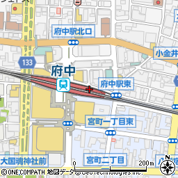 フラワーショップ　京王府中店周辺の地図