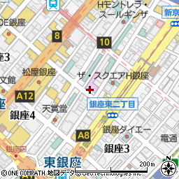 東京都中央区銀座2丁目10-12周辺の地図
