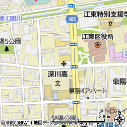 ＰＥＮ江東区東陽５丁目パーキング周辺の地図