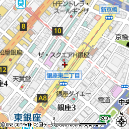 東京都中央区銀座2丁目11-8周辺の地図