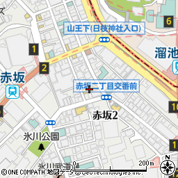 明洞 赤坂周辺の地図