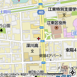 カーコンビニ倶楽部江東東陽町店周辺の地図