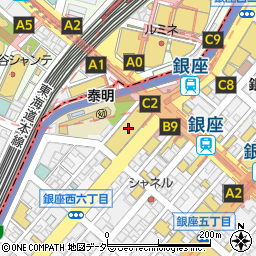 エンポリオアルマーニ銀座周辺の地図