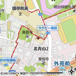東京都港区北青山2丁目周辺の地図
