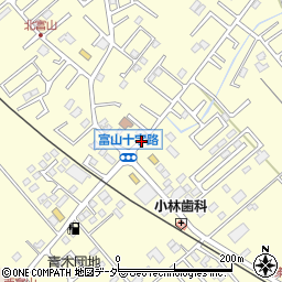 富山コミュニティセンター周辺の地図