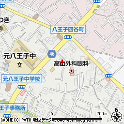 東京都八王子市大楽寺町488周辺の地図