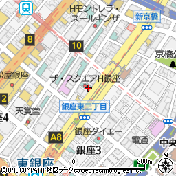 東京都中央区銀座2丁目11周辺の地図