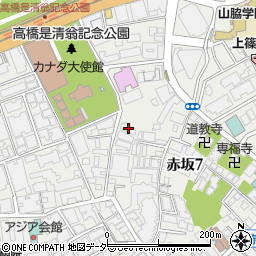 東京都港区赤坂7丁目5-48周辺の地図
