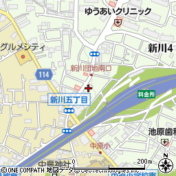 東京都三鷹市新川4丁目9-7周辺の地図