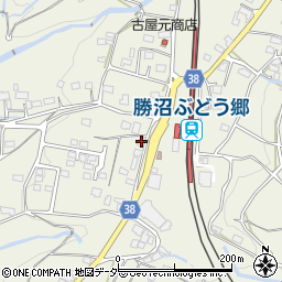 山梨県甲州市勝沼町菱山3074-1周辺の地図