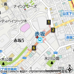 有限会社赤坂駅前薬局周辺の地図