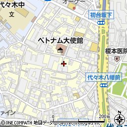 東京都渋谷区元代々木町39周辺の地図