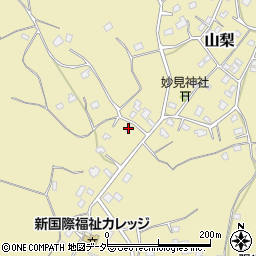 千葉県四街道市山梨1295周辺の地図