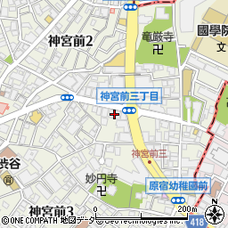 綜合警備保障株式会社　渋谷支社青山営業所周辺の地図