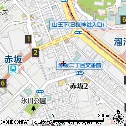 赤坂一龍 別館周辺の地図