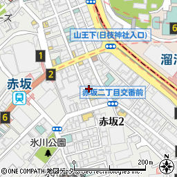 韓国本場焼肉 兄夫食堂 赤坂店周辺の地図
