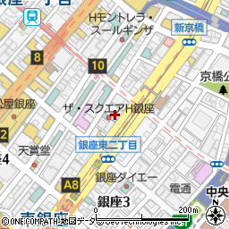 陽光銀座セントラルビル周辺の地図