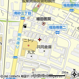 東京都江東区南砂3丁目周辺の地図