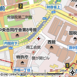 中央労働金庫霞が関支店周辺の地図