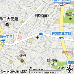 有限会社原宿四季建物周辺の地図