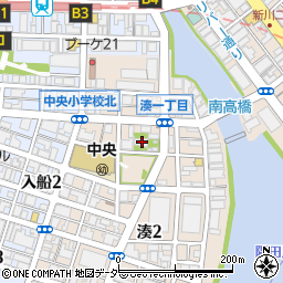 東京都中央区湊1丁目6-7周辺の地図