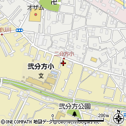 東京都八王子市弐分方町524周辺の地図